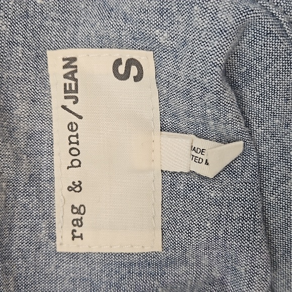 Rag & Bone Cotton Tank With Zipper Size Small - Picture 5 of 9